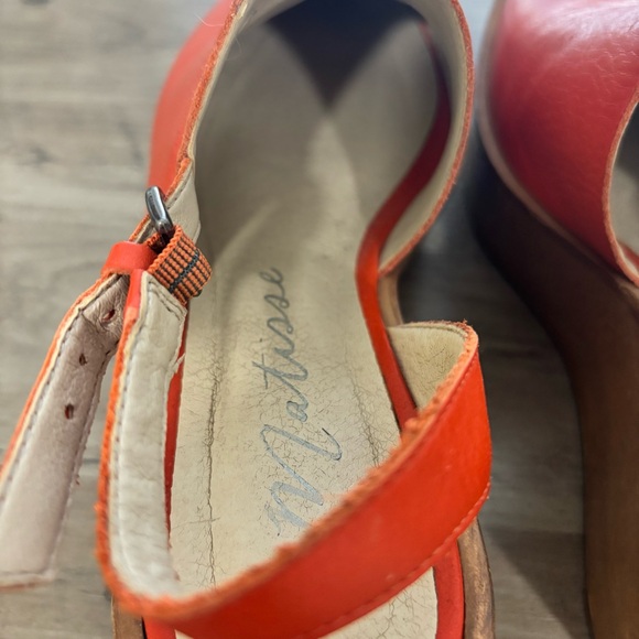 Women’s Matisse “Eyals” Slingback Shoes In Orange - Picture 7 of 13